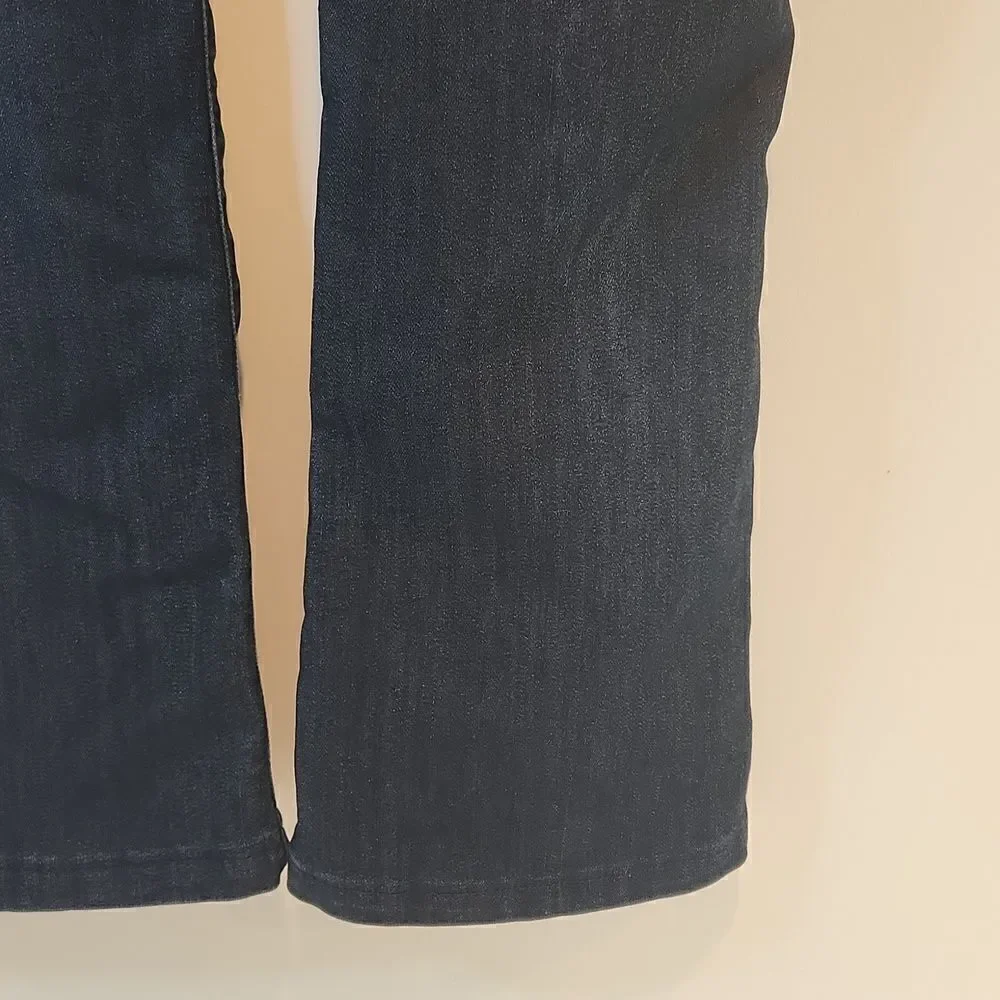 Joe's Jeans Mid Rise Boot Cut Dark Wash Blue Jeans Women's Sz W 28 EUC NICE! - Picture 14 of 16